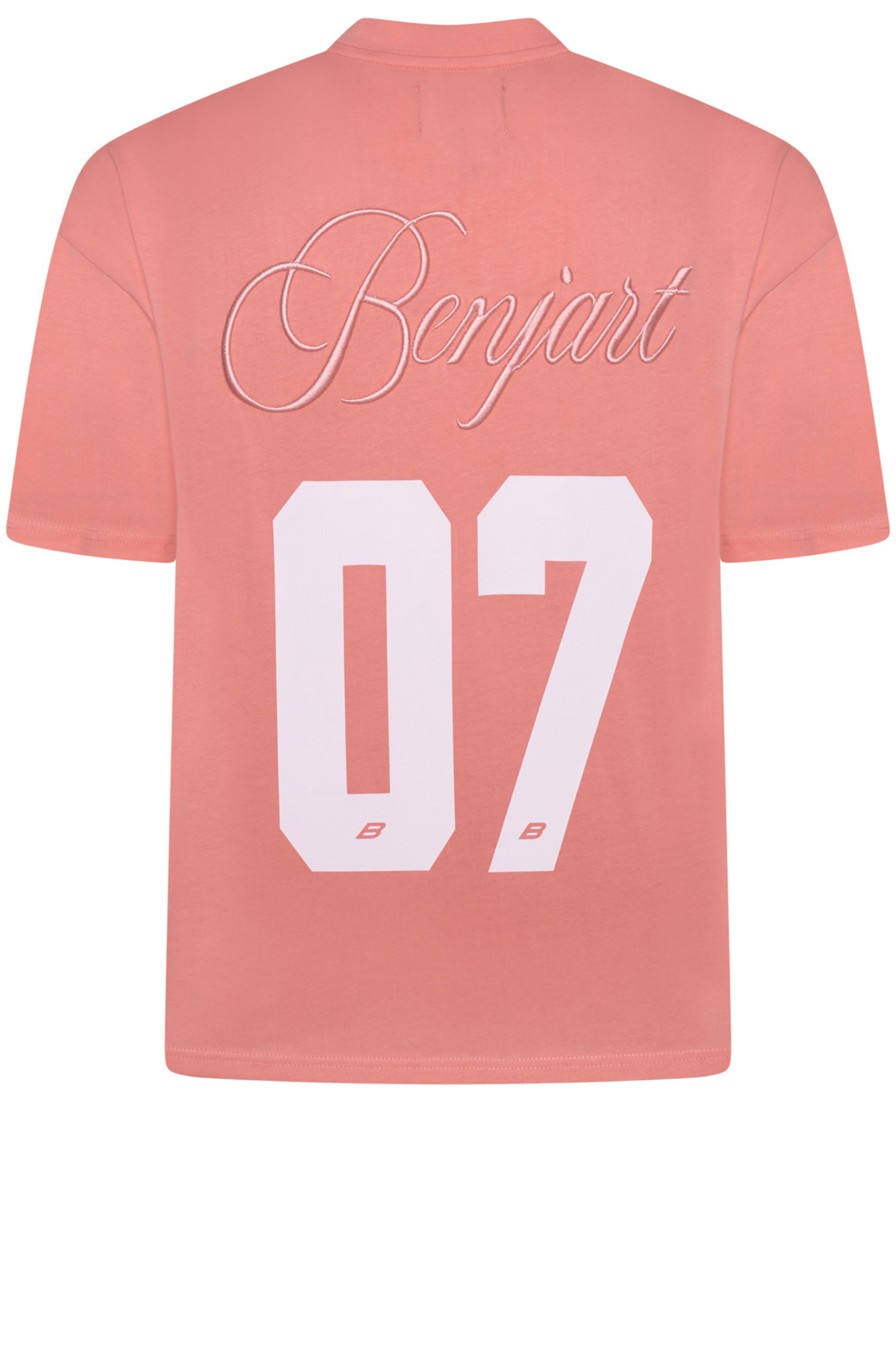 Cursive T-Shirt - Salmon - Image 3