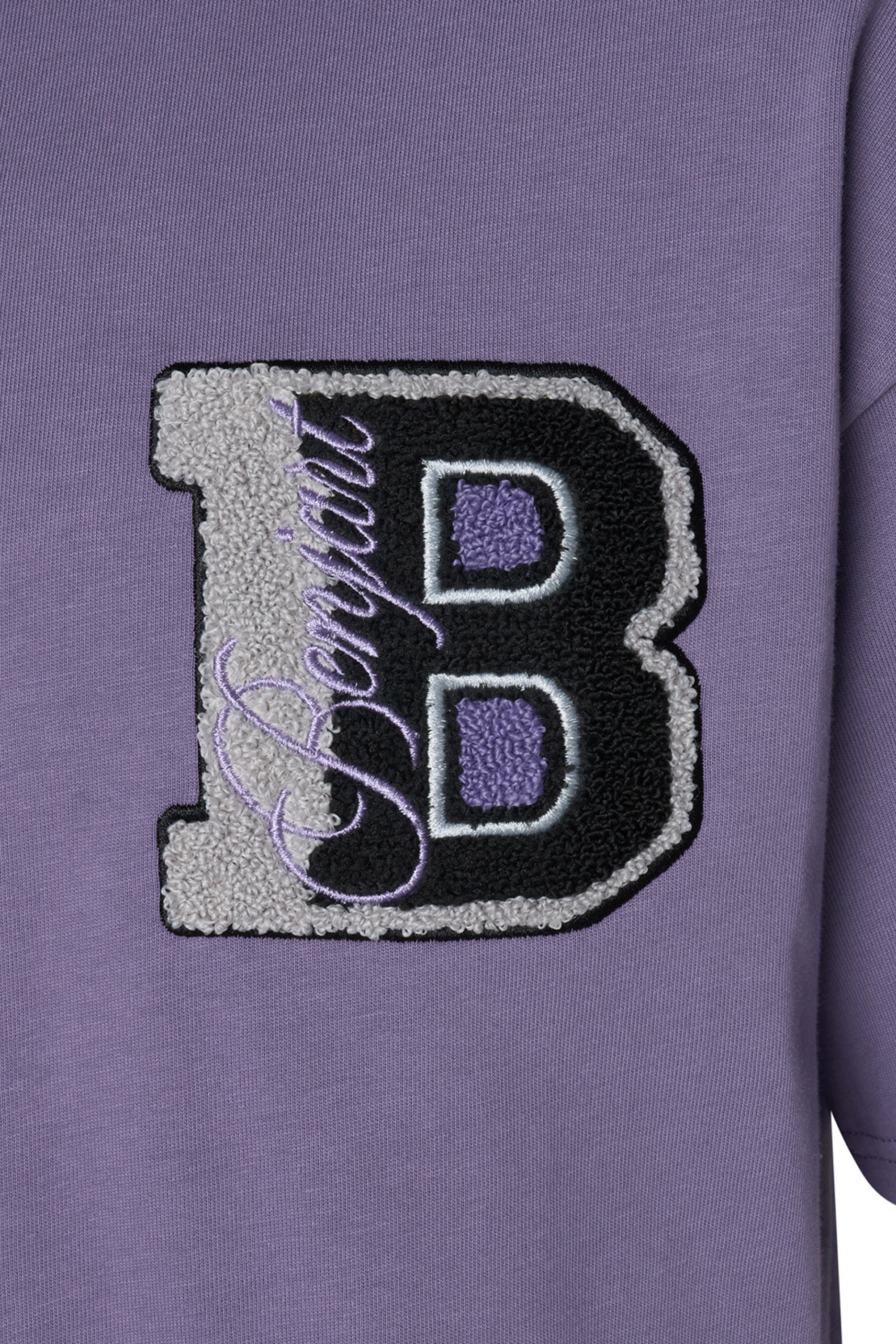 Cursive T-Shirt - Purple - Image 4