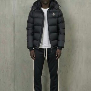 HRH Puffer Chrome Zip - Black