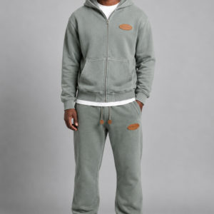 Benjart - Stone Leather Tab Hoodie