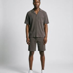 Benjart Resort Shirt - Mocha Grey