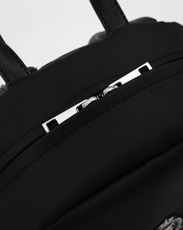 Nylon Weekender Backpack - Black - Image 6