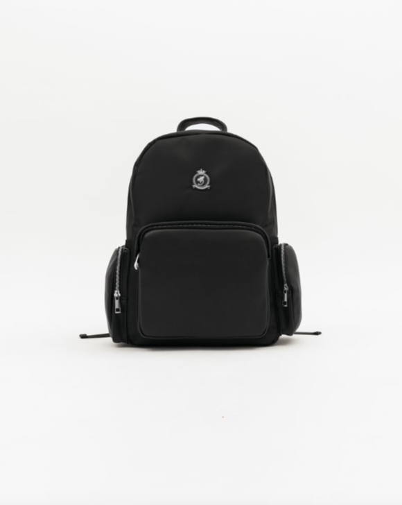 Nylon Weekender Backpack - Black - Image 2