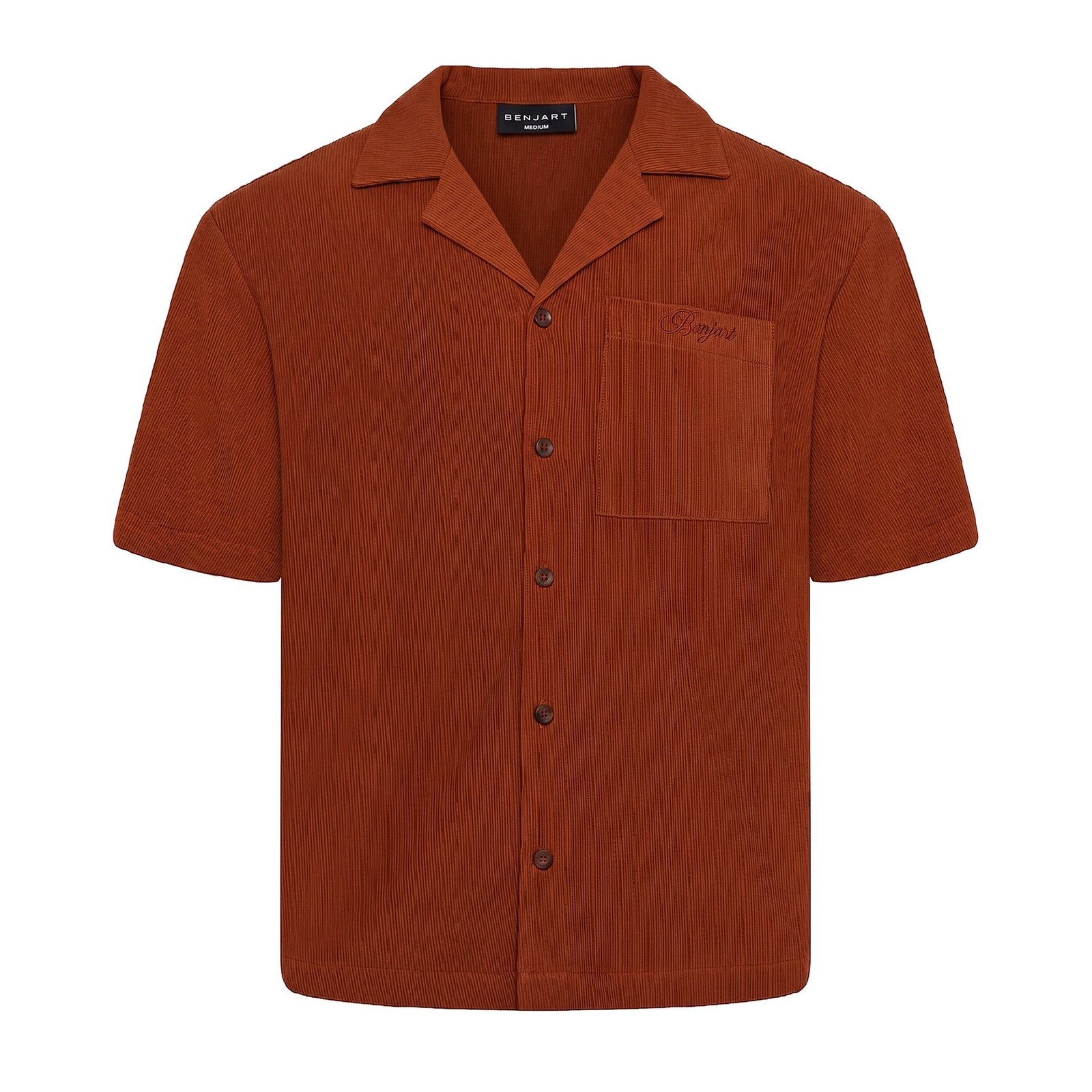 Benjart Resort Shirt - Burnt Orange - Image 2