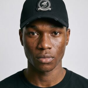 HRH Chrome Cap - Black